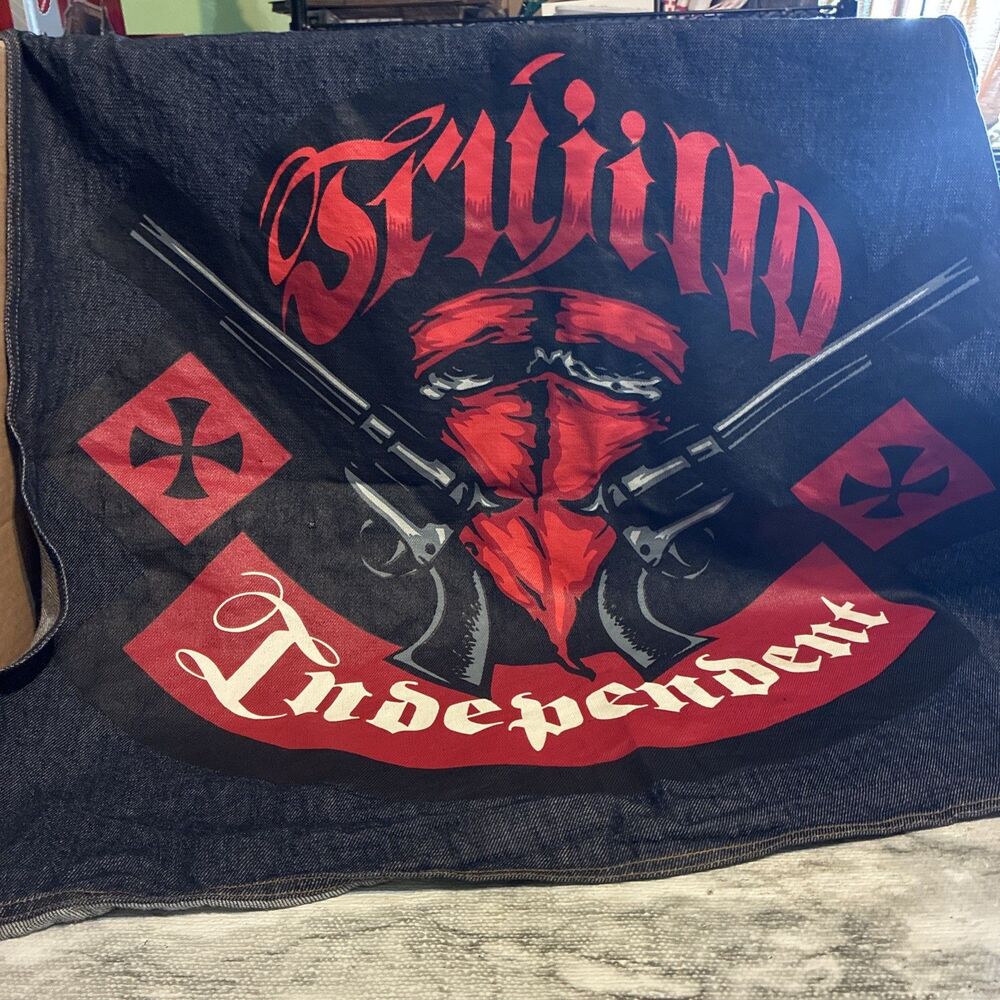 Independent Truck Company , Tony Trujillo Bandit Denim Banner 28”x 28” **Rare**